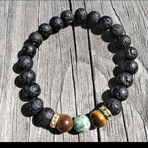 Lava bead essential oil bracelet